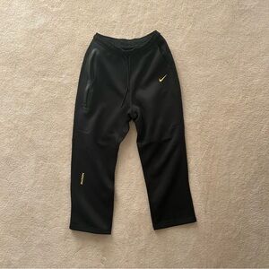 Black And Yellow Nocta Nike Tech Sweatpants